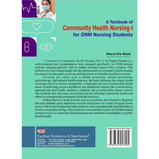 A Text Book Of Community Health Nursing-I  For GNM Students            